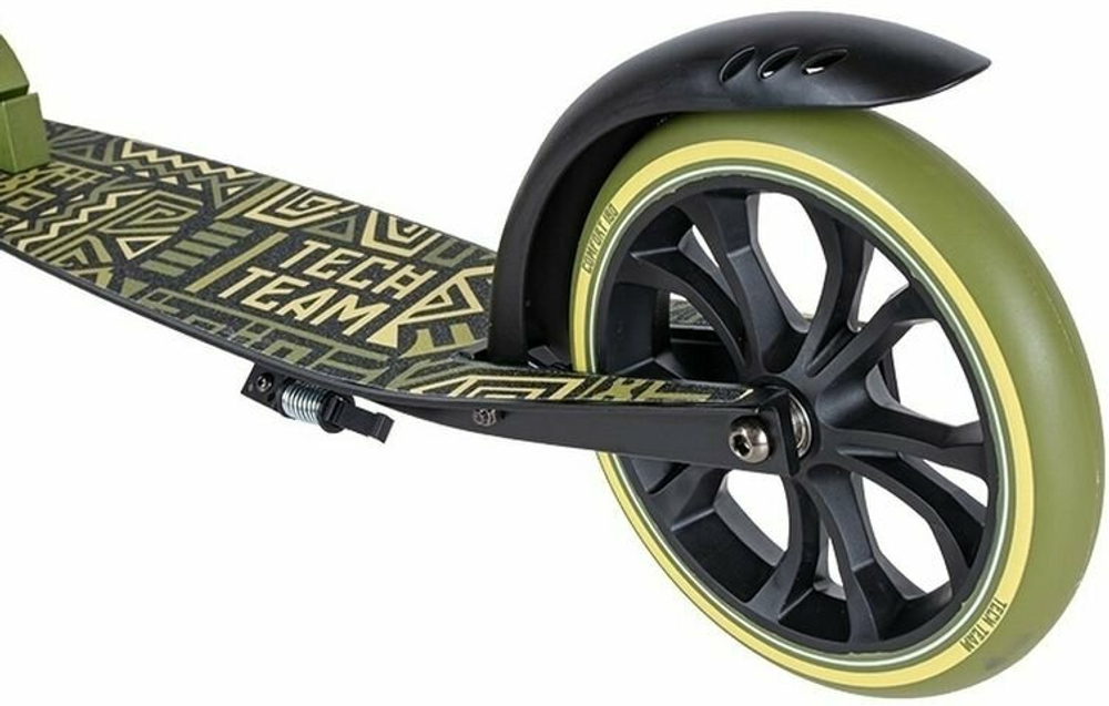 Детский городской самокат TechTeam Comfort 180R 2021, green