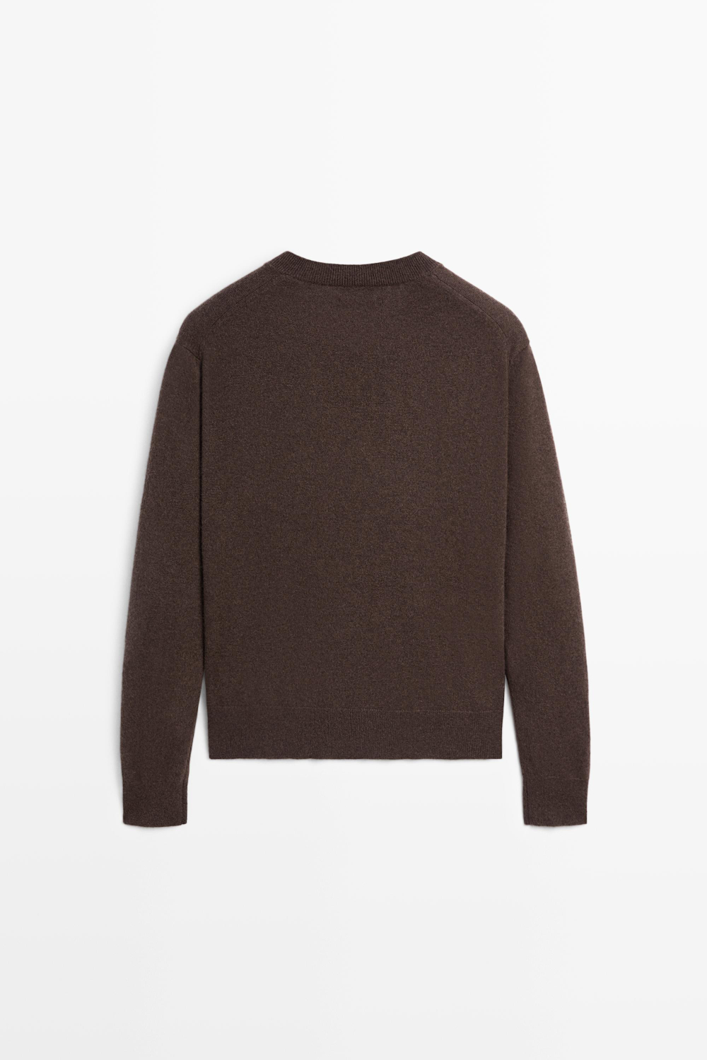 Massimo Dutti Свитер из 100% кашемира, табачный