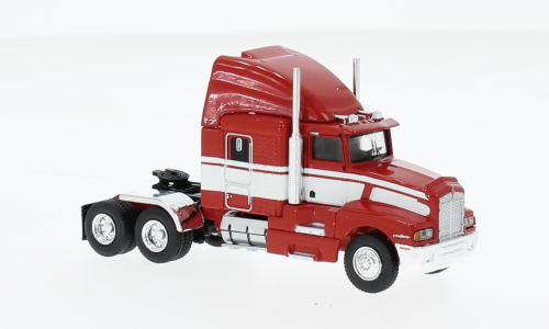 Тягач Kenworth T 600, красный/белый, 1984, 1:87