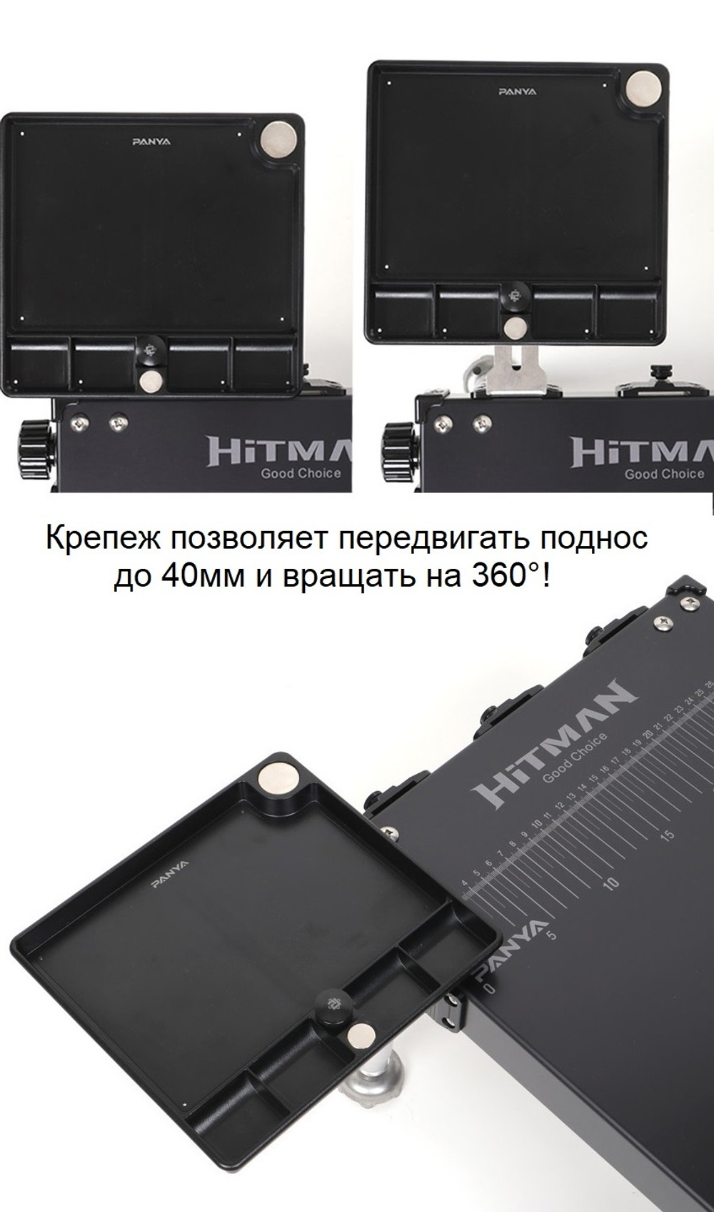 Поднос универсальный пластиковый с ячейками