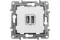 Розетка USB Legrand Etika двойная 2400мА белая 30194