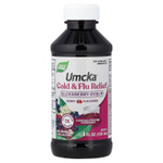 Nature's Way, Umcka®, сироп из бузины для облегчения симптомов простуды и гриппа, для детей от 6 лет, со вкусом ягод, 120 мл (4 жидк. унции)