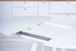 Стол обеденный Элип (профиль) каркас белый