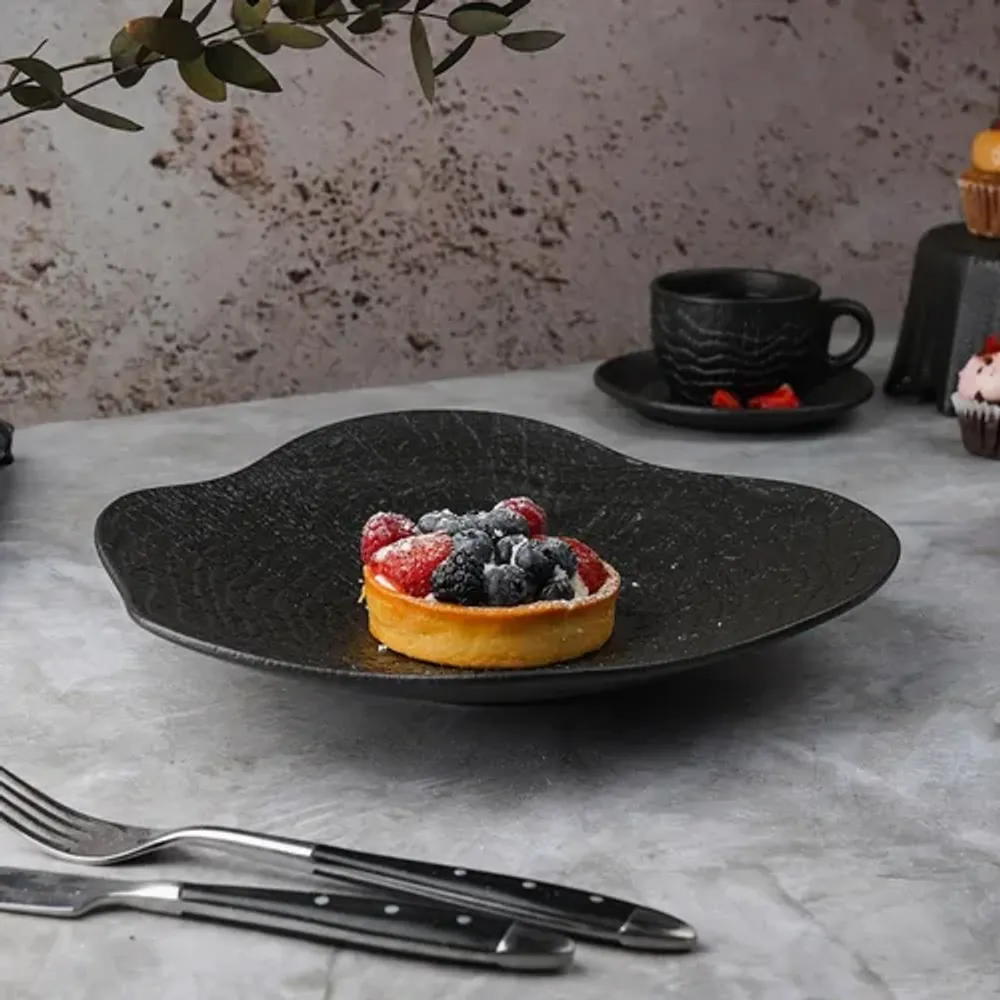 Тарелка d 26 см h4,7 см Wave Up Black Raw Wood P.L. Proff Cuisine [3]
