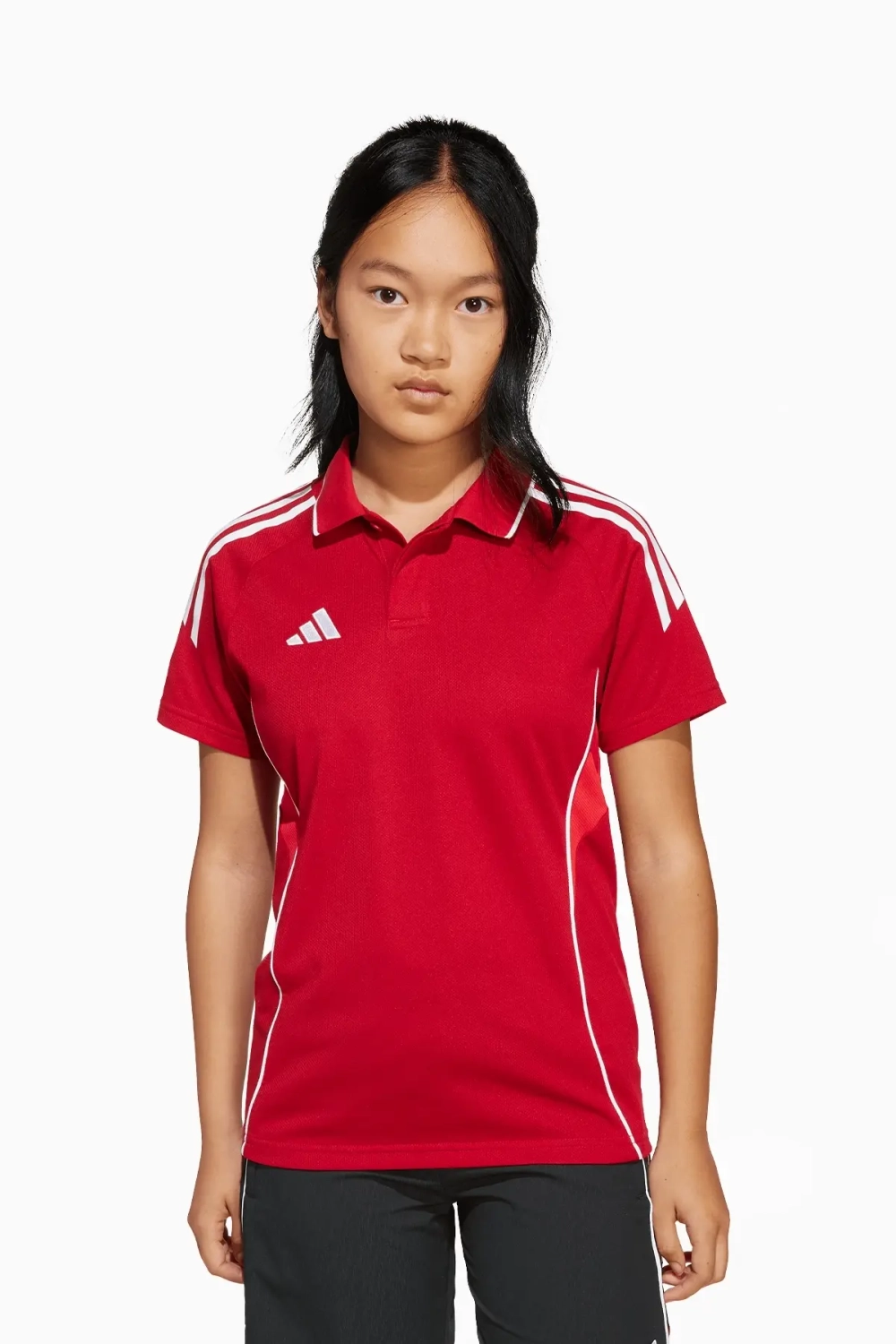 Футболка adidas Tiro 25 Competition Polo Junior - красный