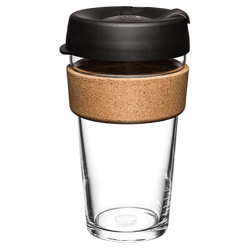 Кружка brew cork l 454 мл black