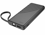 Powerbank Hoco J129 5000mAh с шнуром Type-C черный