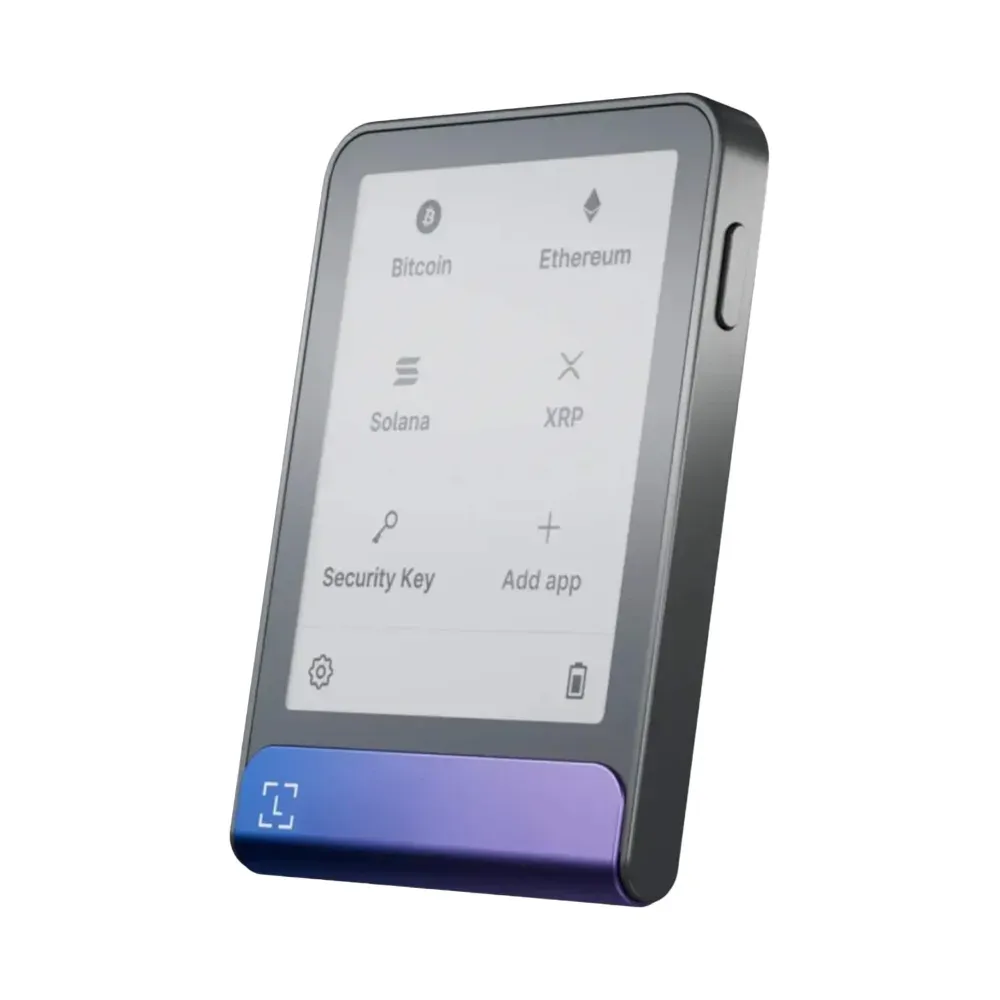 Аппаратный криптовалютный кошелёк с сенсорным экраном Ledger Flex, Neptune Blue (Синий)