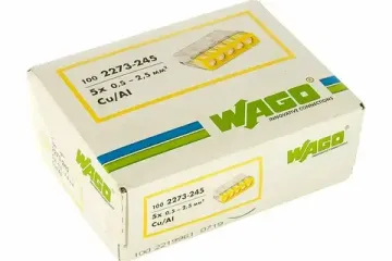 Клемма WAGO с пастой 2273-245 (в упак. 100шт)
