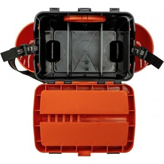 Ящик зимний Helios "FishBox" (10л) оранжевый