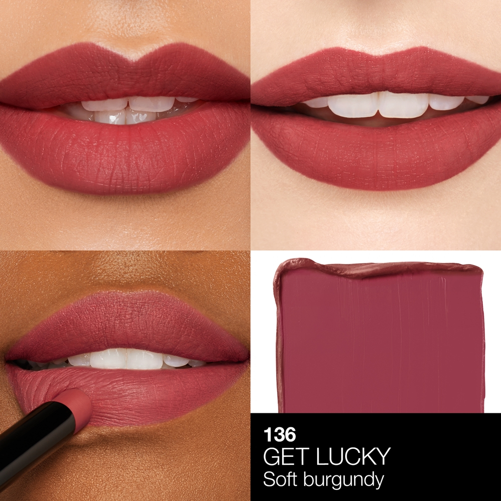 NARS Powermatte Lipstick - Трендовая помада с матовым эффектом оттенок GET LUCKY, 1 g