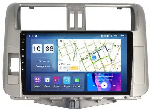 Магнитола для Toyota Land Cruiser Prado 150 2009-2013 - Parafar PF065XHD на Android 13, CarPlay, 4G SIM-слот