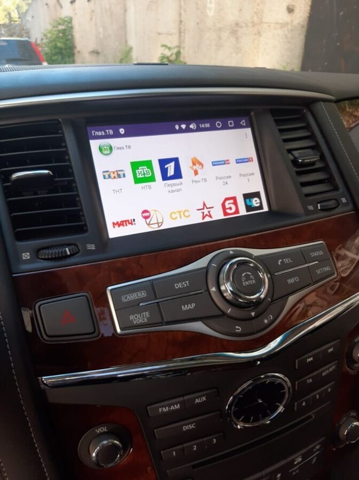 Мультимедиа блок с навигацией для Infiniti QX56 Y62, QX80 2010-2017 (с сенсорным экраном) - RDL-08IT на Android 12, Быстрая, Carplay, 4G SIM-слот