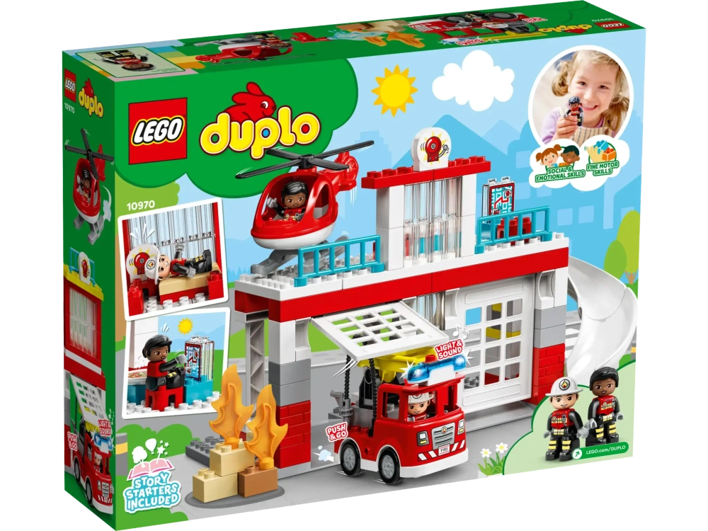Конструктор LEGO Duplo 10970 Пожарная станция и вертолет