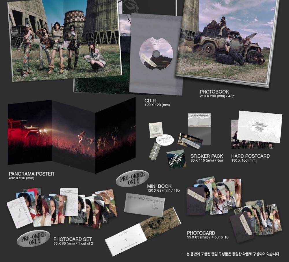 Альбом ITZY - GIRLS WILL BE GIRLS SPECIAL Edition 2 Version SET