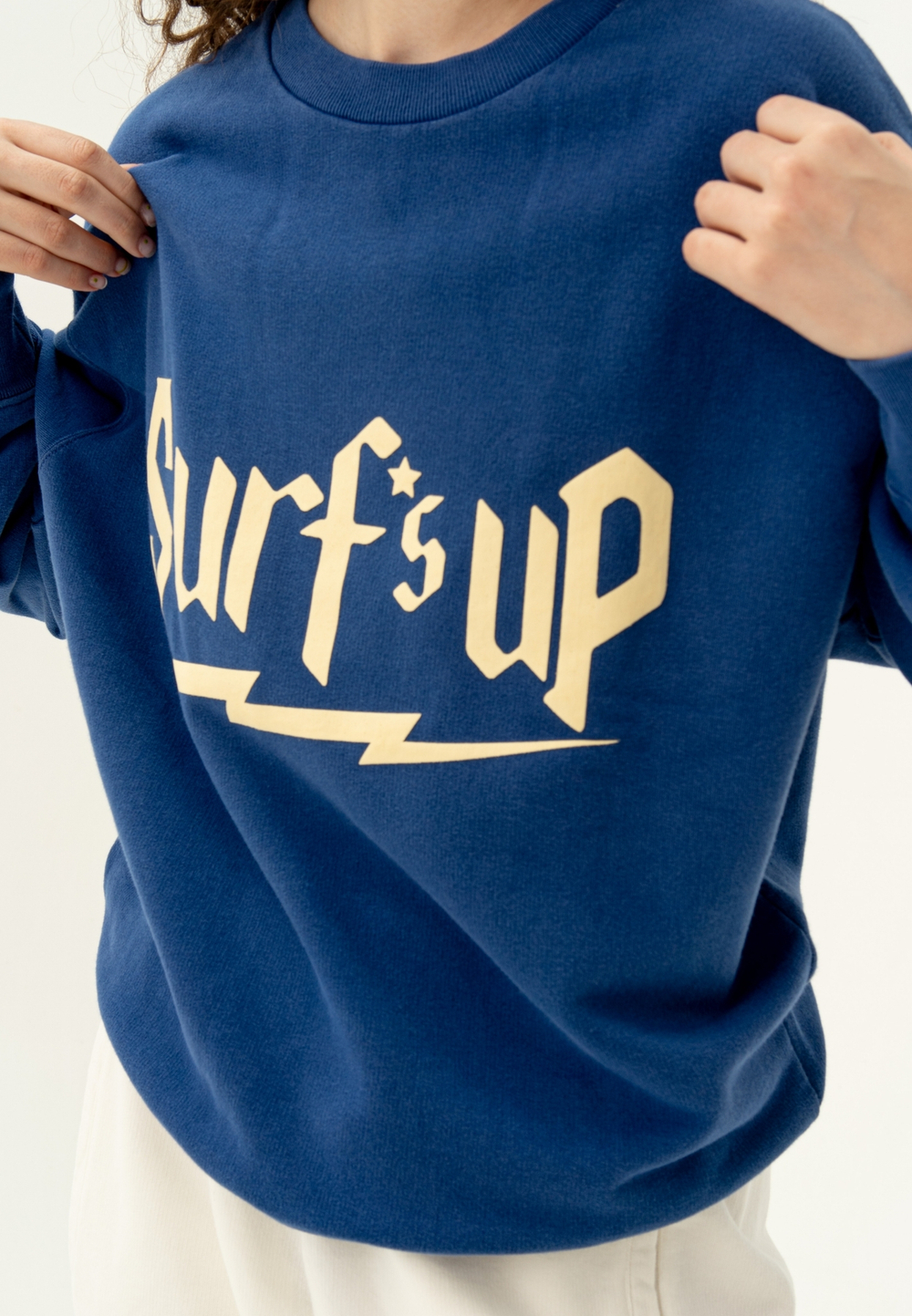 Свитшот оверсайз Bowery NYC "Surf's Up" Delft