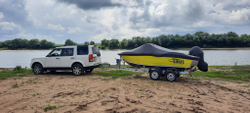 Готовый комплект: Лодка Гиргис 440 ФИШ + мотор Yamaha F50LETL. Новый.
