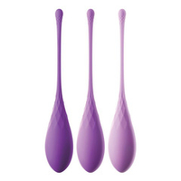 Набор фиолетовых вагинальных шариков для мыщц тазового дна PipeDream Fantasy for Her Kegel Train Set in Purple 493012