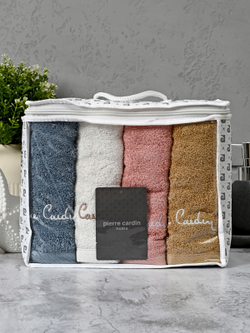 HAV00212 Набор полотенец для лица PIERRE CARDIN HOME из 4пр HARMONY 50х90