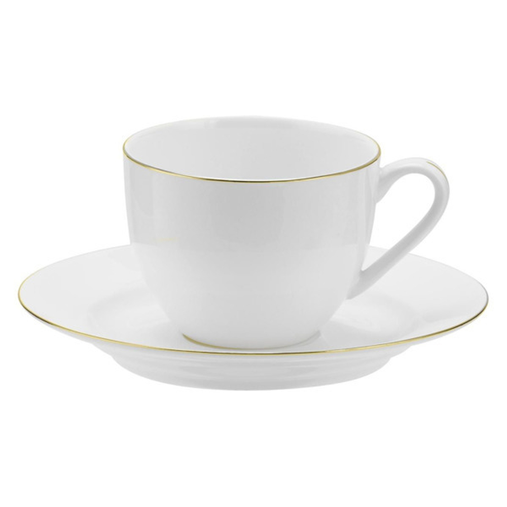 Чашка чайная с блюдцем 220см Royal Worcester Интуиция Золотой кант