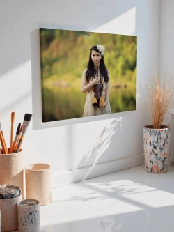 Картина на стену 40 X 50 Девушка со скрипкой
