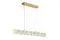 Люстра подвесная светодиодная NewRgy 2405E/32W GOLD+CLEAR, 32 Вт, золотая и прозрачная