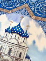Платок «Белокаменное зодчество»