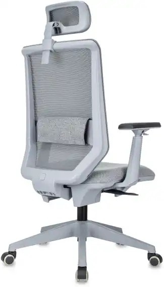 Кресло эргономичное Бюрократ MC-G611N-H серый TW SQU GR E9181_9 сетка/ткань с подголов. крестов. пластик пластик серый