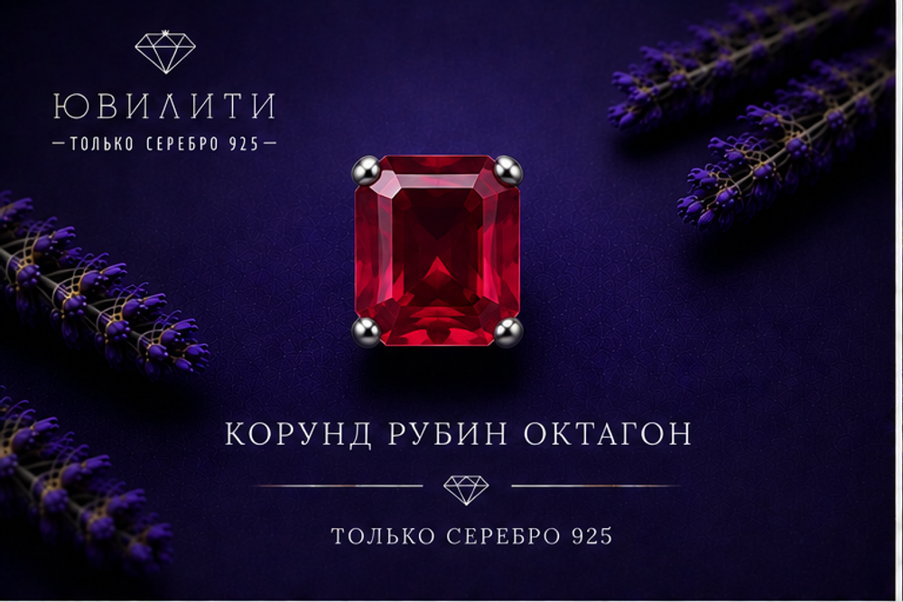 Корунд Рубин Октагон