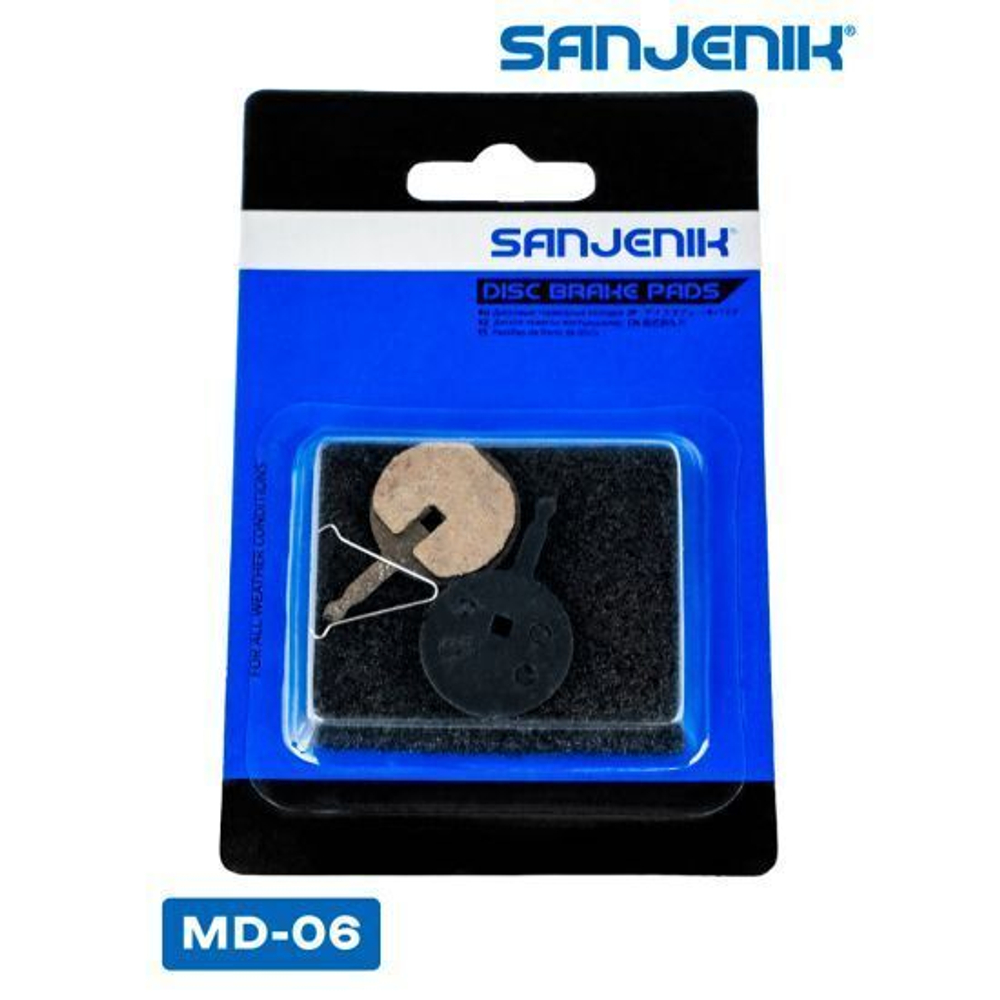 Колодки тормозные Sanjenik MD-06 для велосипедов и электросамокатов