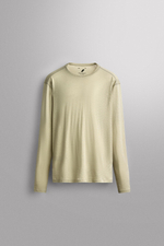 ЛЕГКАЯ ФУТБОЛКА ИЗ ЛЬНА И ХЛОПКА — ZARA