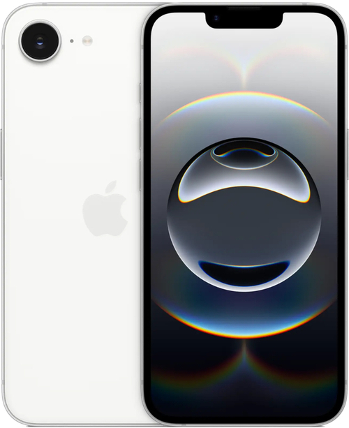 Apple iPhone 16e SIM+eSIM 128 ГБ, Белый (White)
