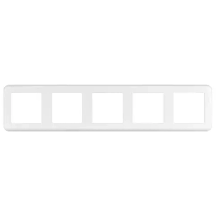 Рамка пластиковая FRM-VERSA-PL-5-WH (Arlight, -)