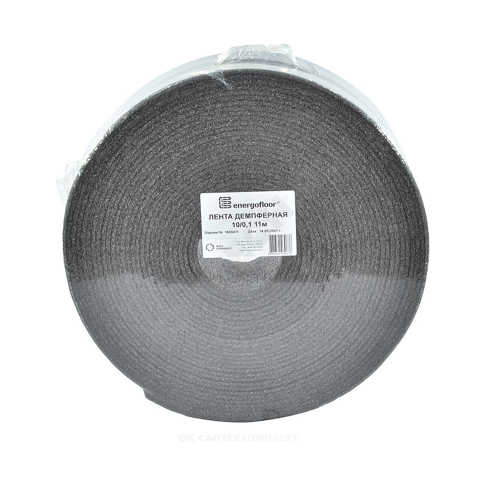 Лента демпферная Energofloor 10/0,1-11 Energoflex EFRL1010011DM