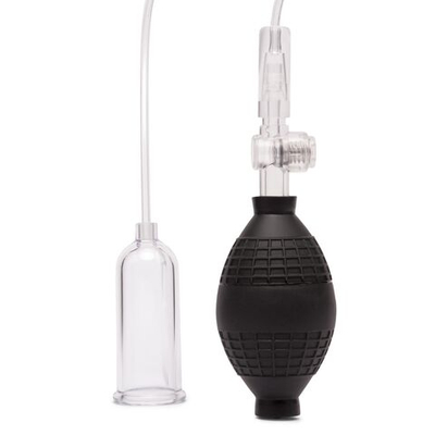 Прозрачная клиторальная вакуумная помпа Clitoral Pump with Quick Release (Цвет: прозрачный)