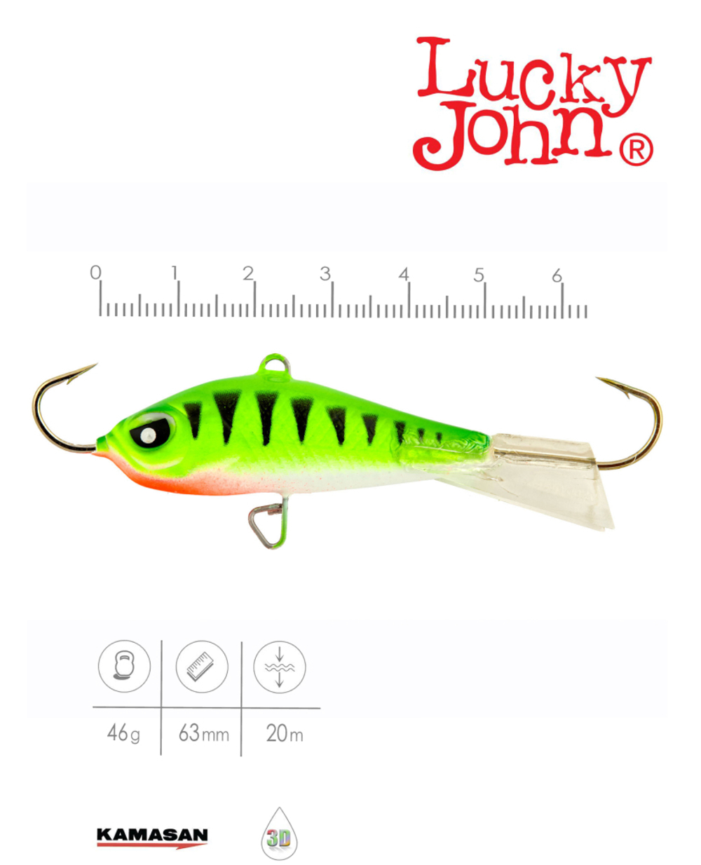 Балансир LUCKY JOHN Baltic №6, цвет 24, арт. 61600-24