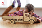 Грузовик "Гефест" от Lemmo - Деревянный конструктор, сборная модель, 3D пазл