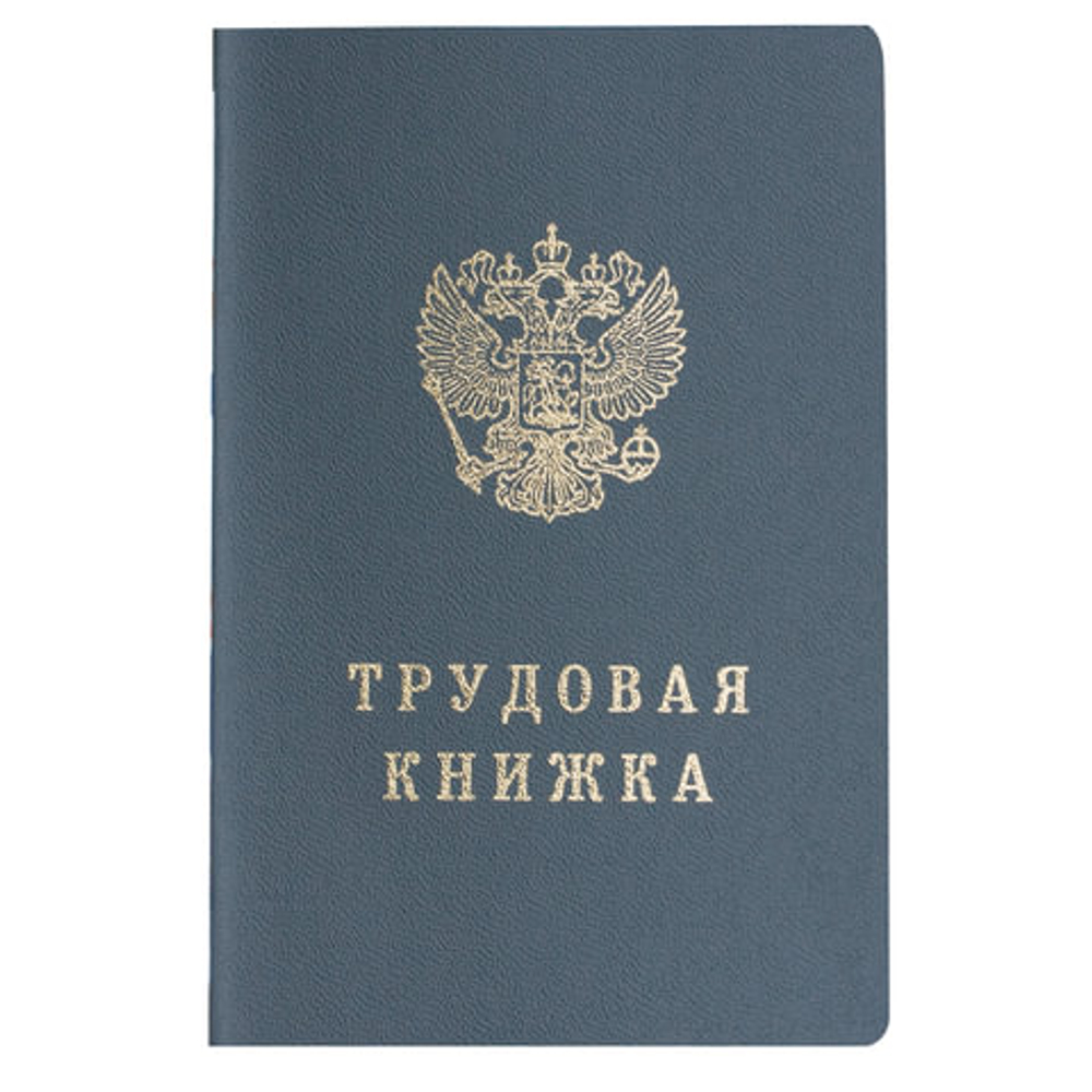Бланк документа "Трудовая книжка", 88х125 мм
