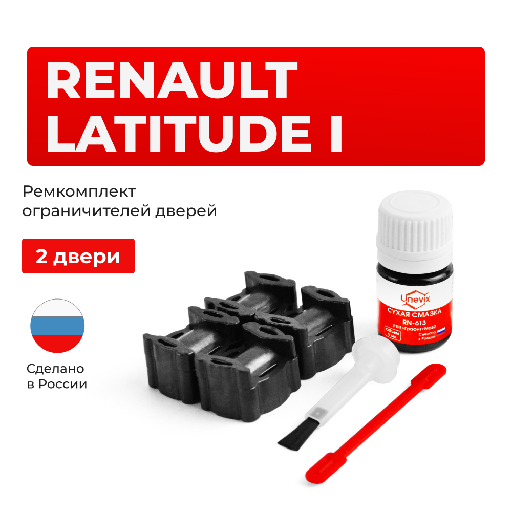 Ремкомплект ограничителей дверей Renault LATITUDE (I) L70 (2 двери, тип 36) 08.2010-2015