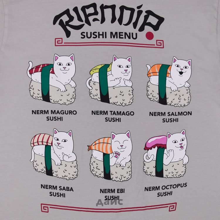 Футболка мужская Ripndip Sushi Nerm Tee артикул:RND10229 - купить в магазине Дайс