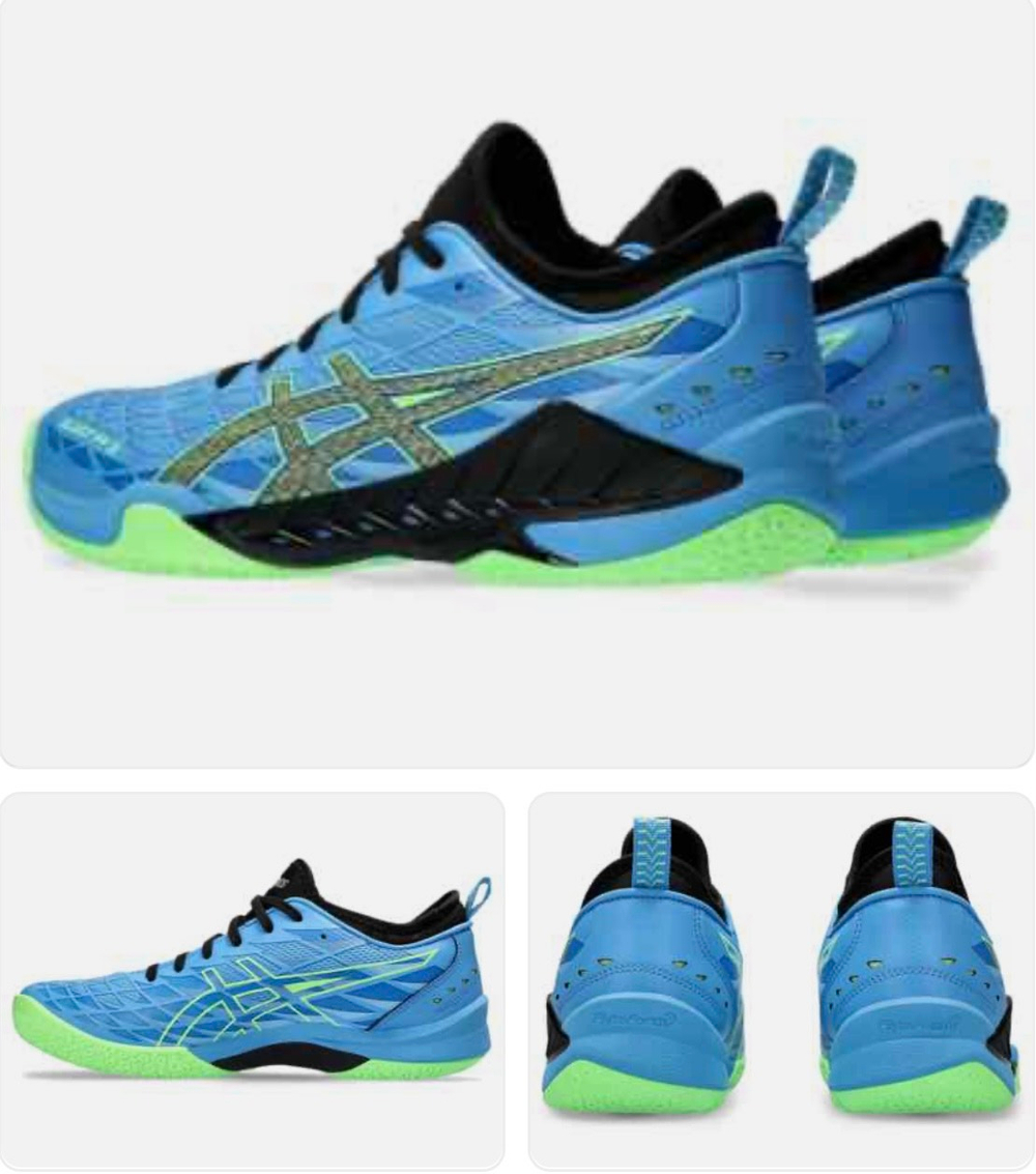 ASICS, Blast FF 3, Handball, WATERSCAPE/LIME BURST, MEN, US 11 /EUR 45 /UK 10 /СМ 29