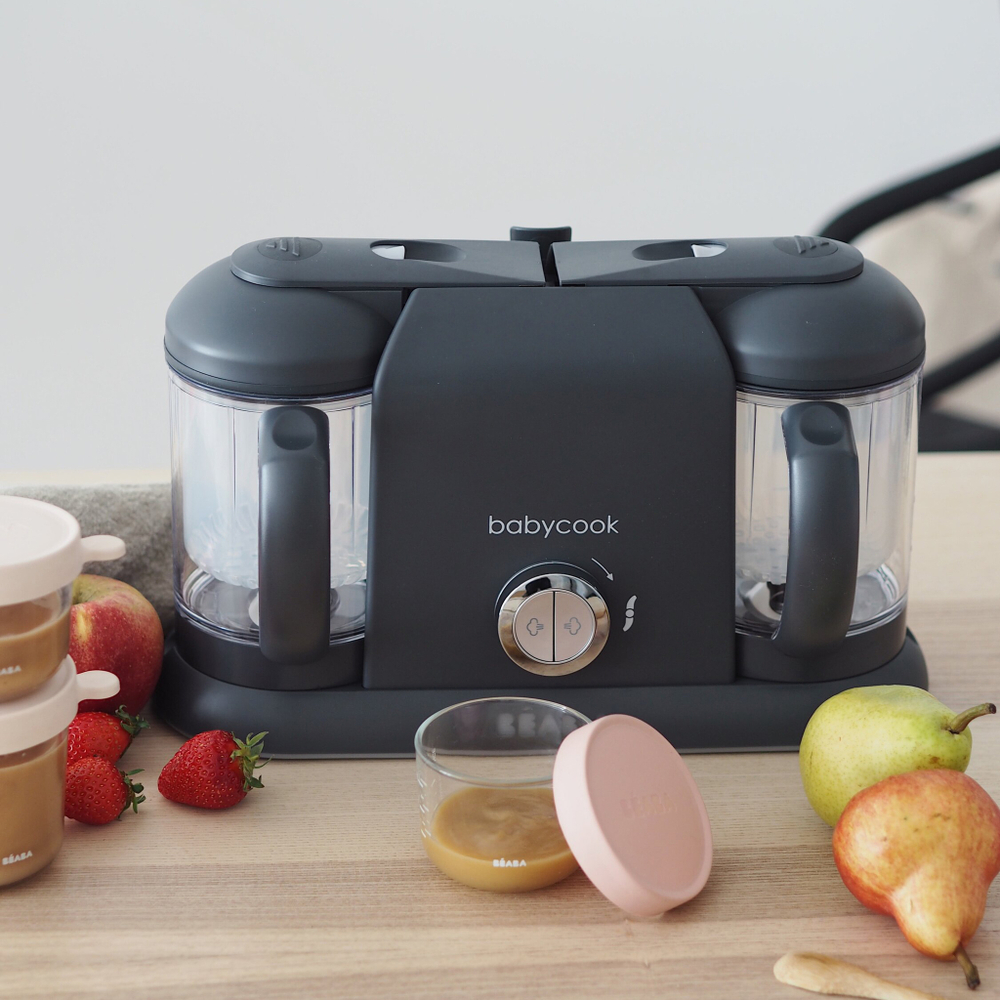 Кухонный комбайн для детского питания 5 в 1 BEABA Babycook ДУО черный