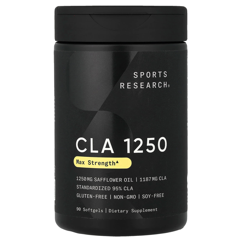 Sports Research, CLA 1250, 90 мягких таблеток