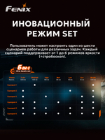 Фонарь Fenix тактический PD32R коричневый 1400 люмен