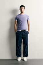 БАЗОВАЯ ФУТБОЛКА SLIM FIT /01 — ZARA