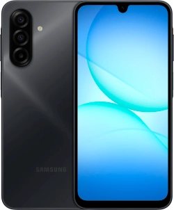 Смартфон Samsung SM-A175F Galaxy A17 128Gb 4Gb черный моноблок 3G 4G 2Sim 6.7" 1080x2340 Android 15 50Mpix 802.11 a/b/g/n/ac NFC GPS GSM900/1800 GSM1900 microSD max2048Gb