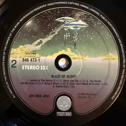 Виниловая пластинка Jon Bon Jovi - Blaze Of Glory LP