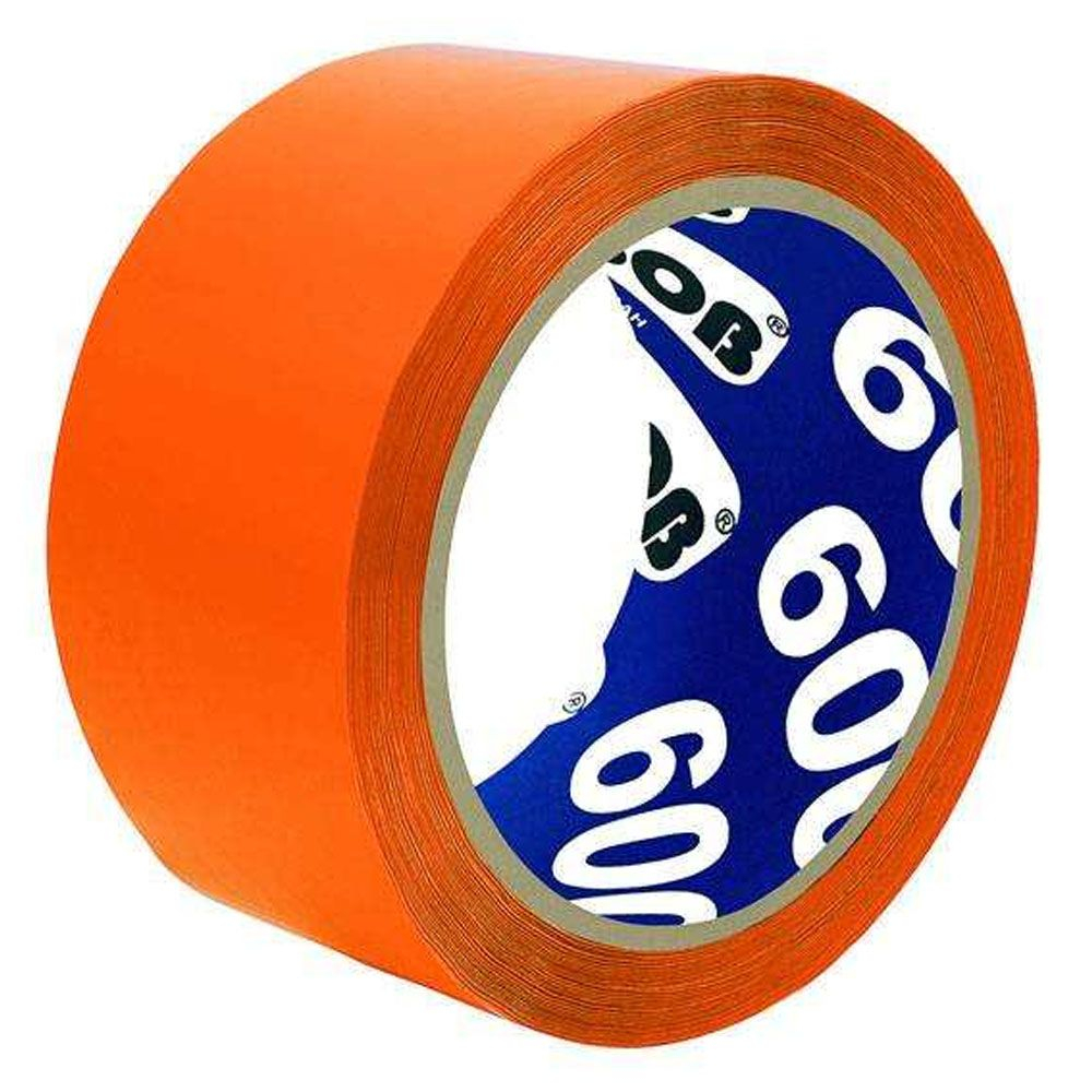 Лента упаковочная (скотч) UNIBOB 48 мм*66 м ОРАНЖЕВАЯ 45мкм (комплект 6шт.)