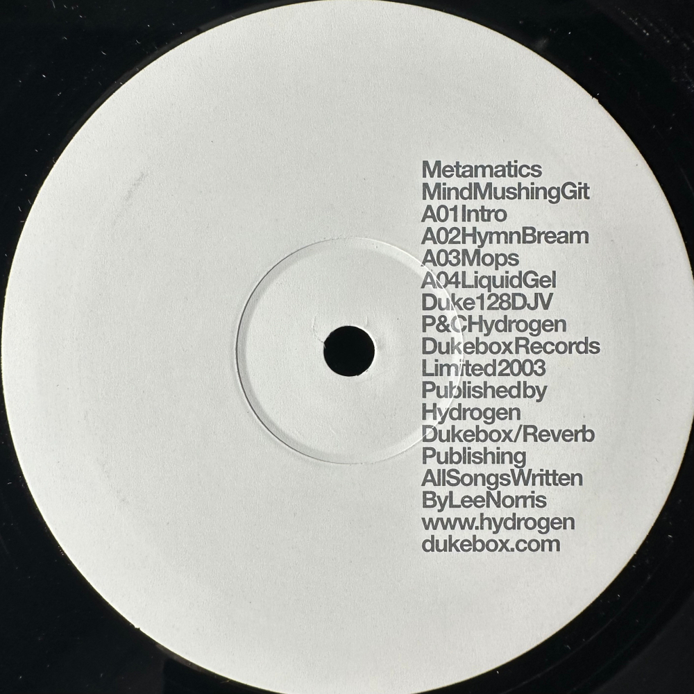 Metamatics ‎– MindMushingGit (Англия)