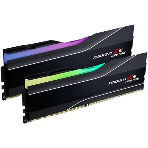 Модуль памяти DIMM DDR5 96Gb, 6000Mhz, 2x48Gb, G.Skill Trident Z5 Neo RGB Black (F5-6000J2836F48GX2-TZ5NR)